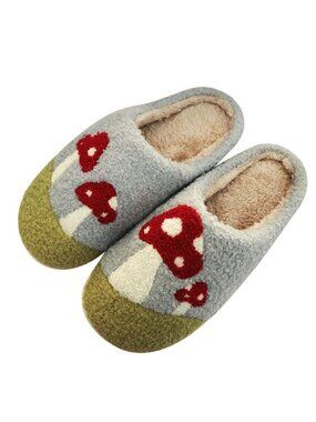 Whimsical Mushroom Slippers